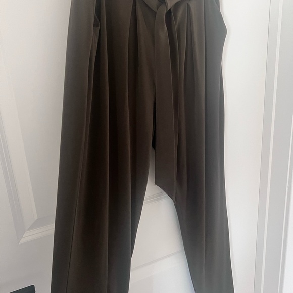 Express Olive Green Trousers - Picture 4 of 9